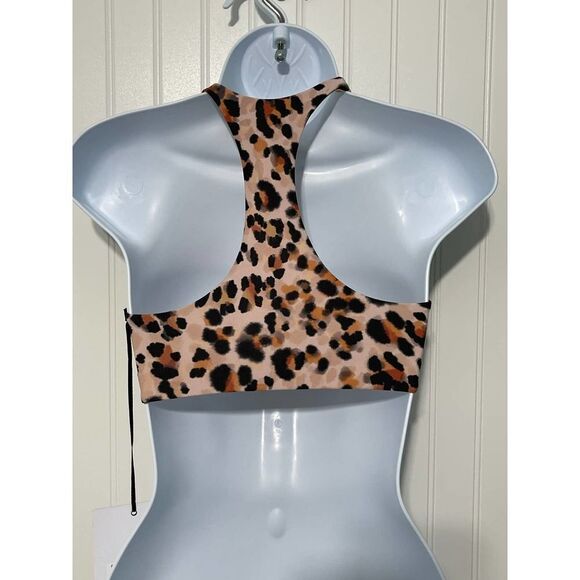 Beach Riot Women's Rocky Top Racerback Watercolor Leopard‎ XS Cream Extra Small - Picture 7 of 14